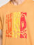 Baumwoll-T-Shirt mit Wellenmuster