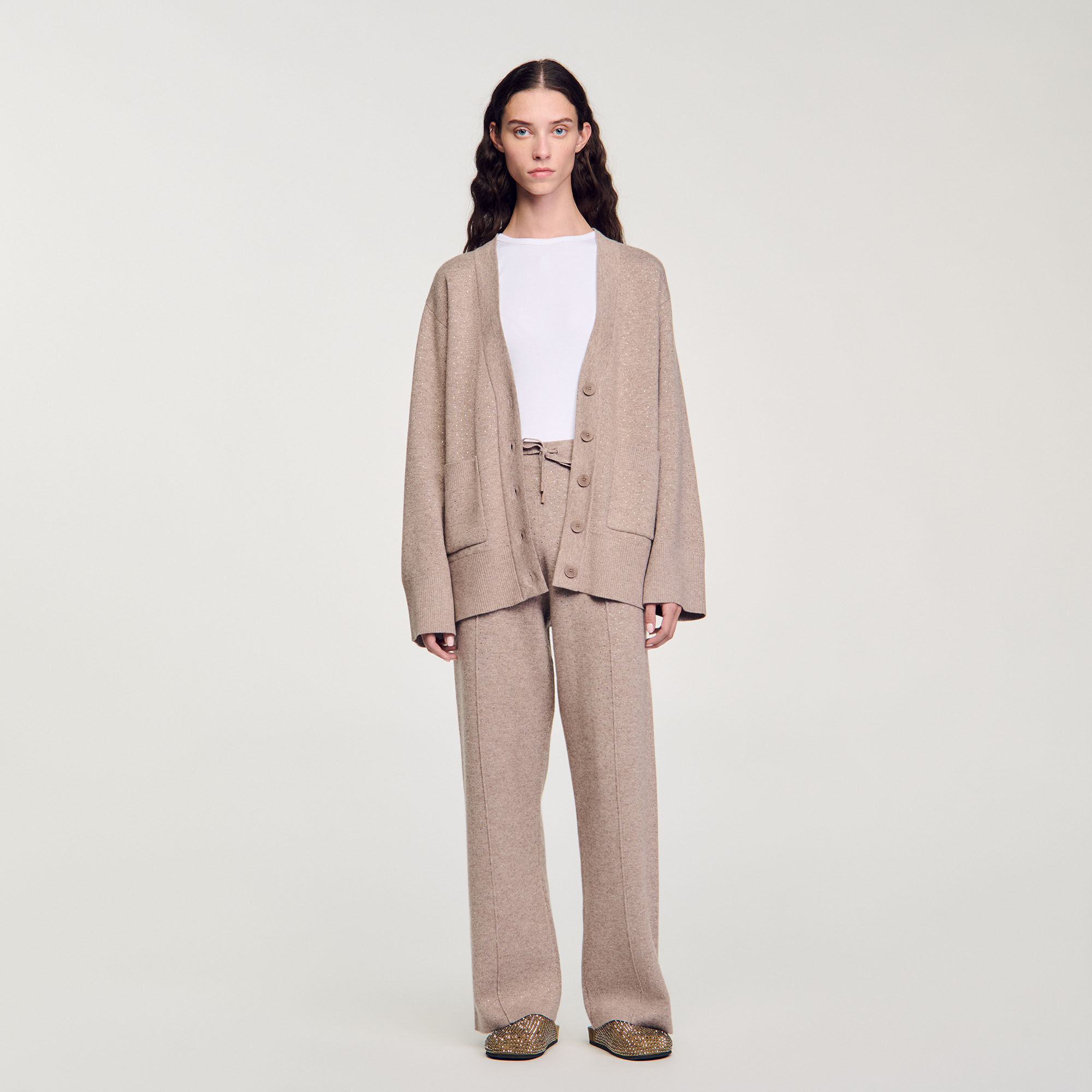Sandro long cardigan top