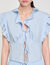 Strass-Top mit Volants
