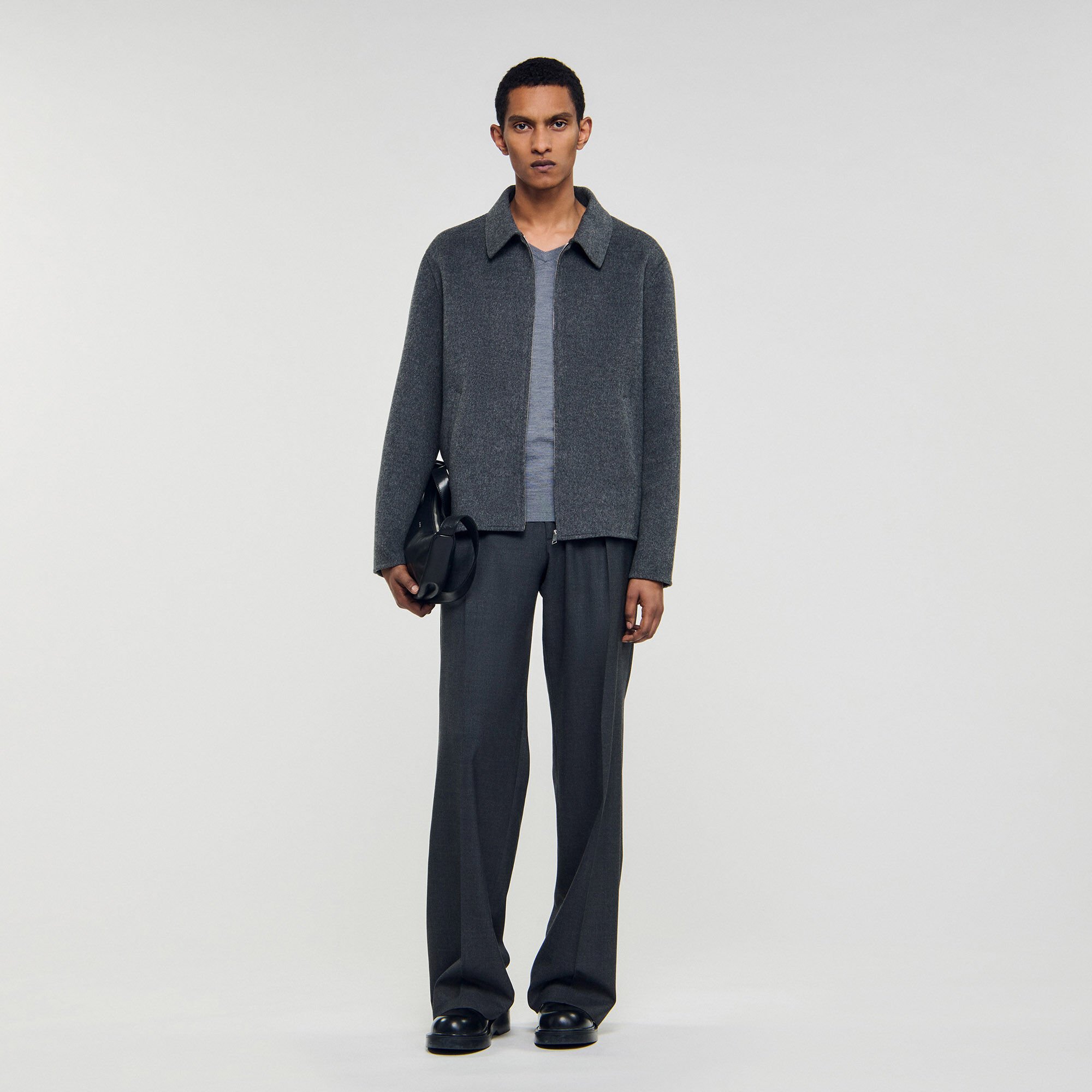 Blouson aus Doubleface-Wolle