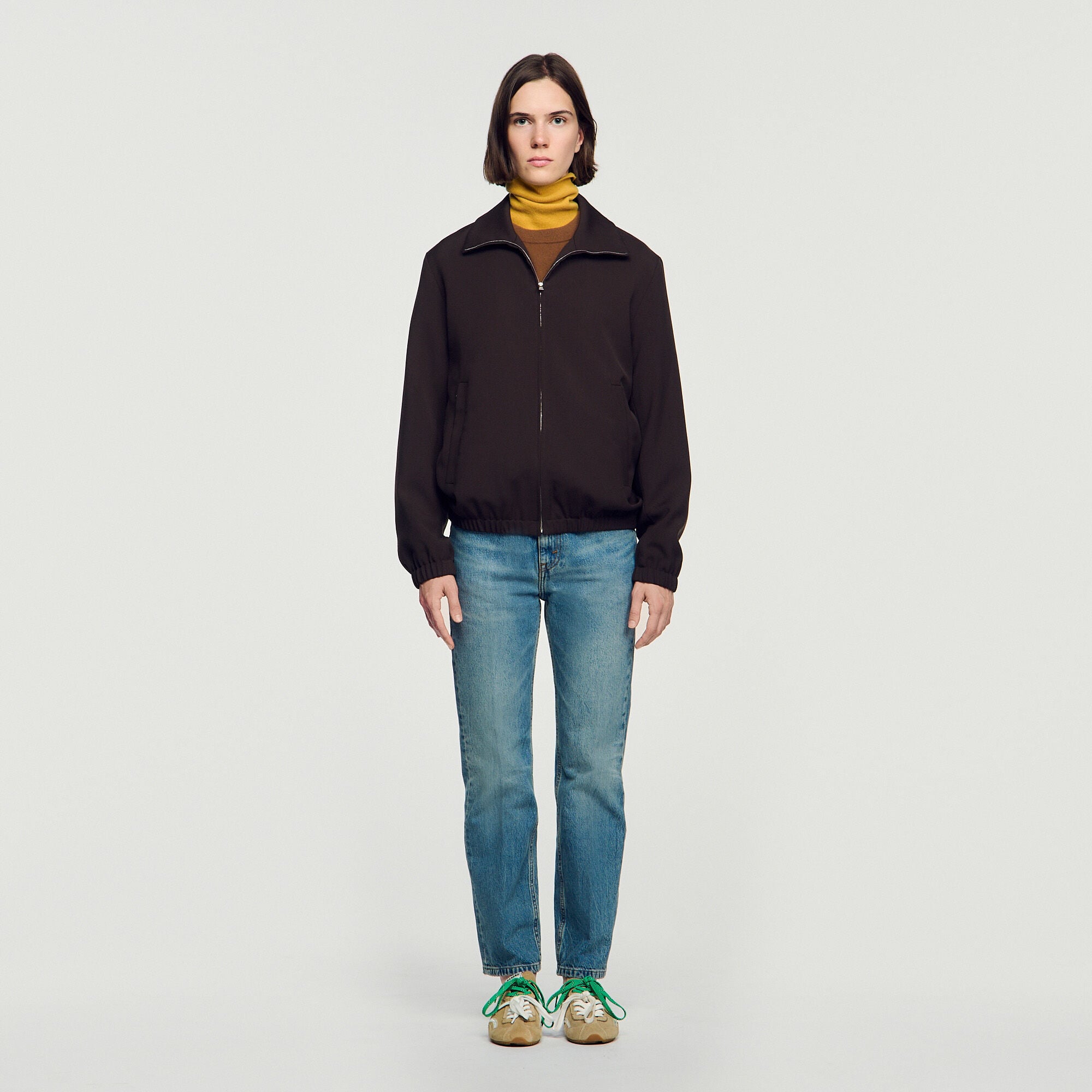 Wollblouson mit Rei&szlig;verschluss - Herren | Sandro