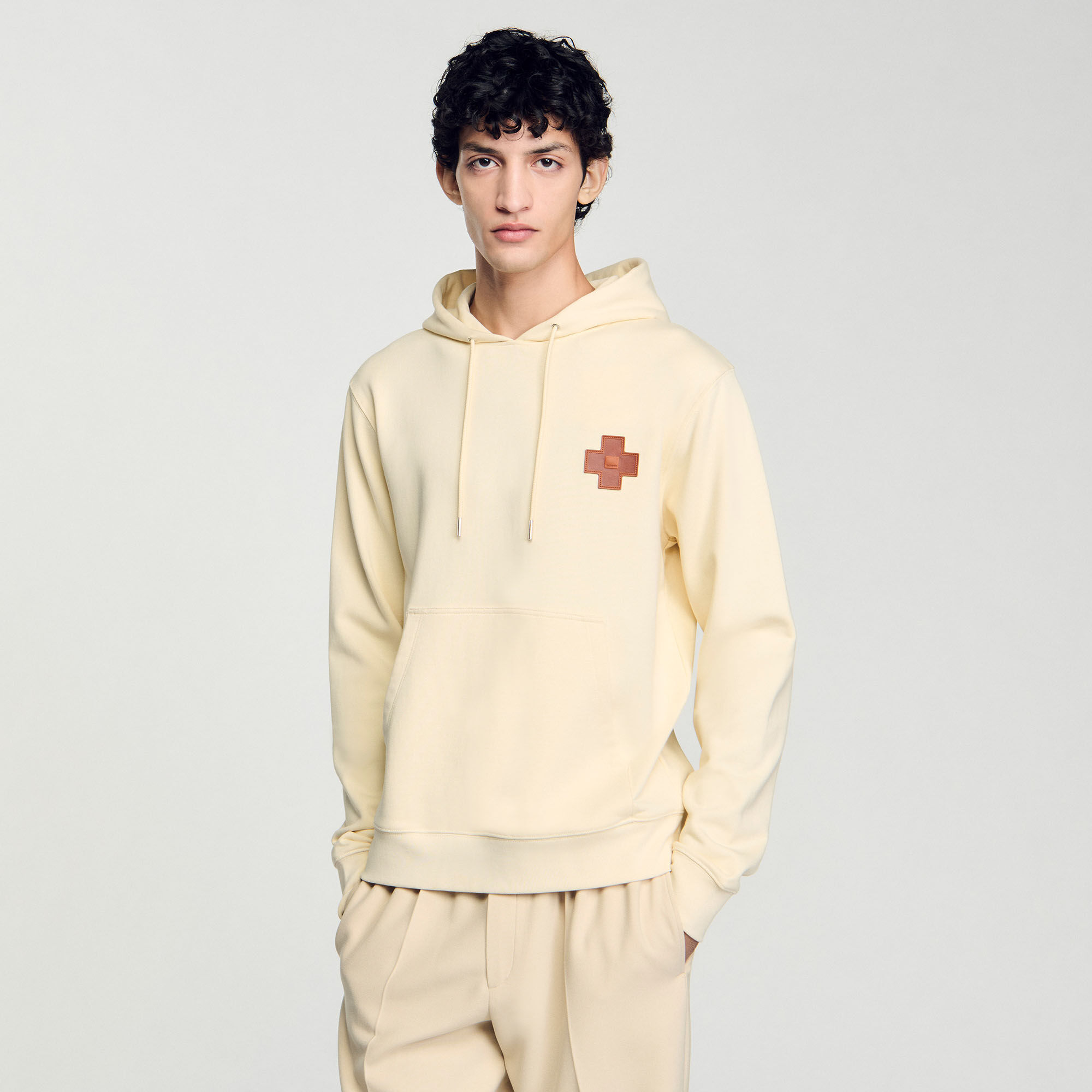 Sweatshirt mit „Square Cross“-Patch