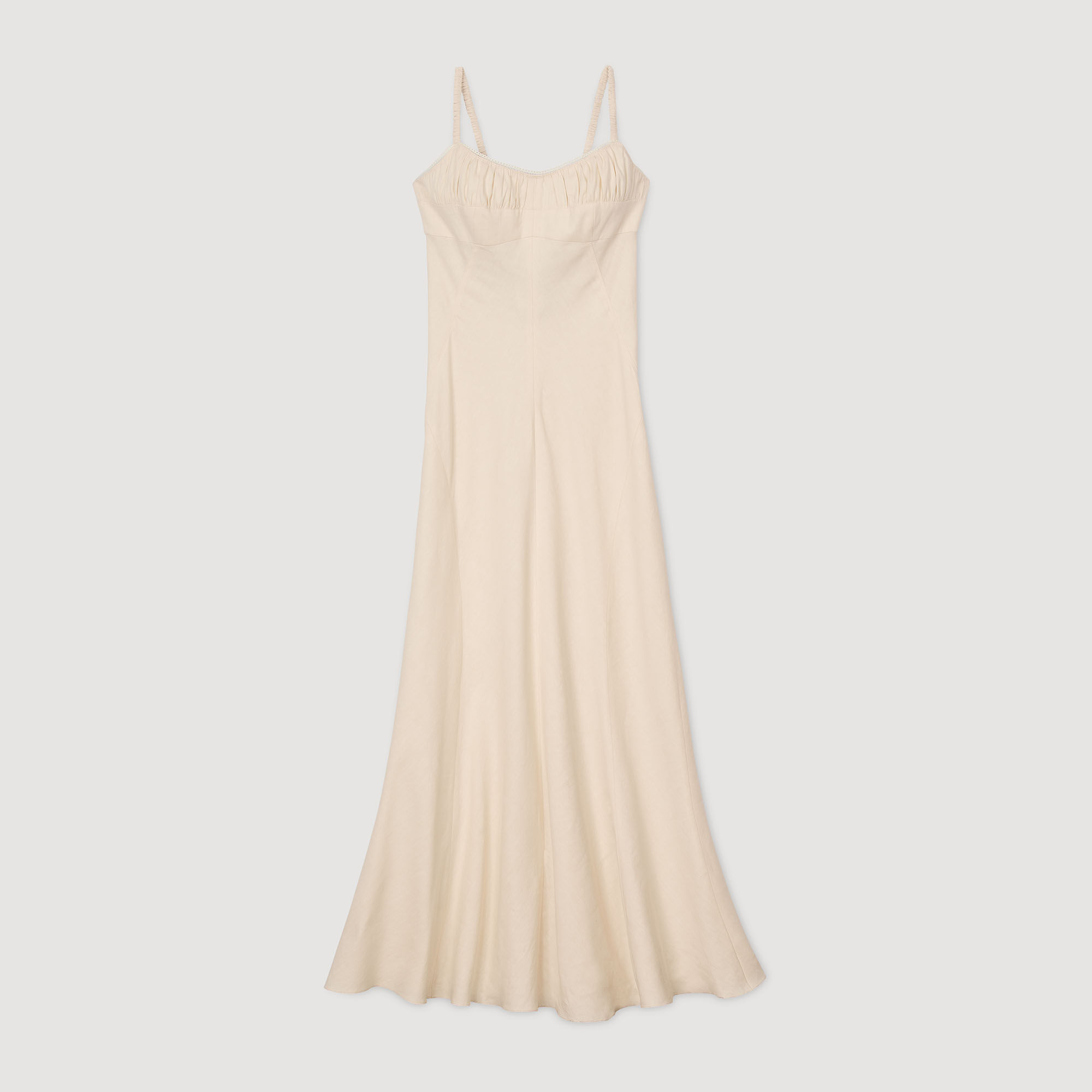 Langes Trägerkleid