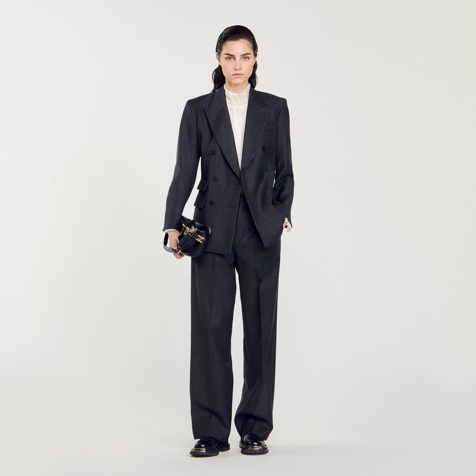 Sandro black blazer discount