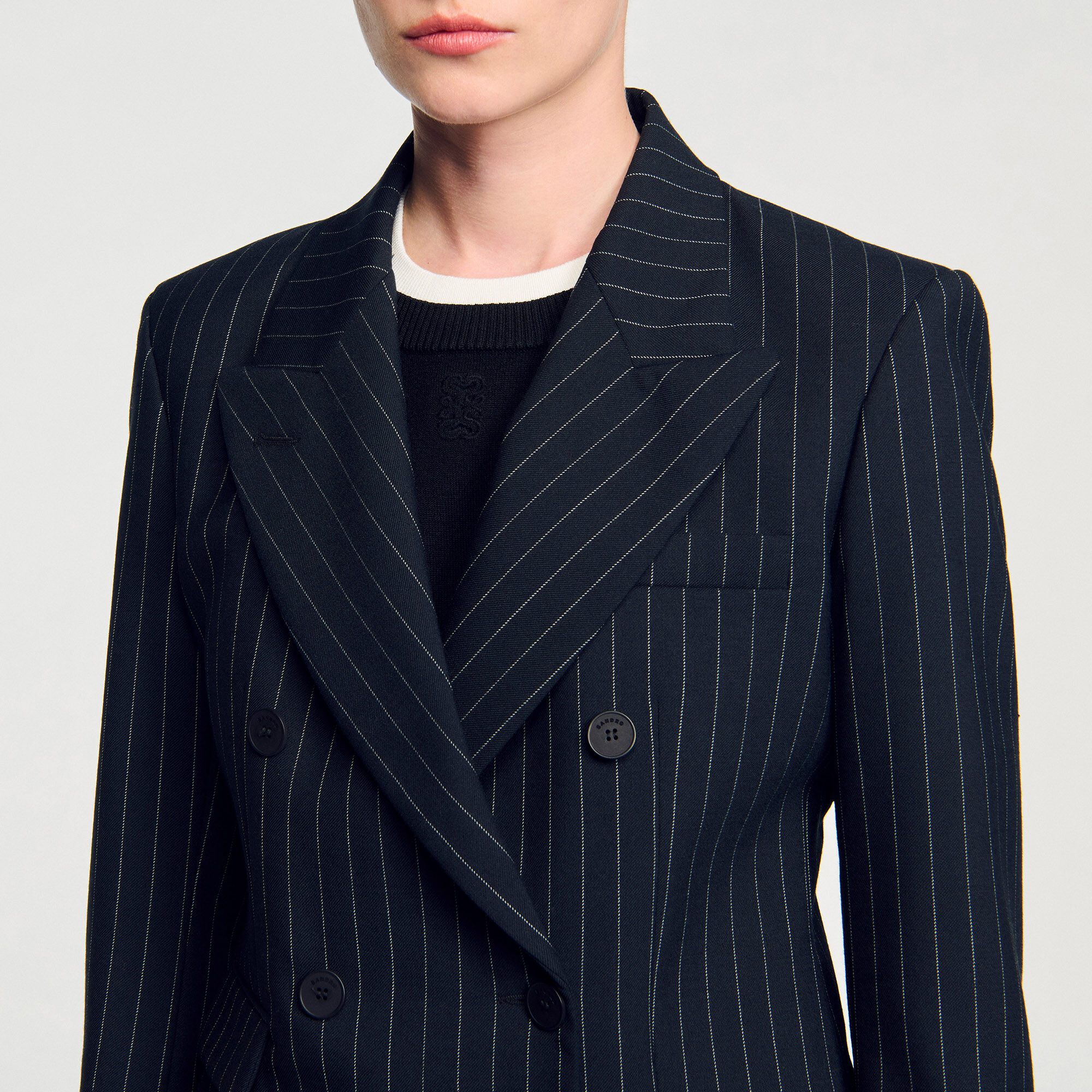 Gestreifter Blazer