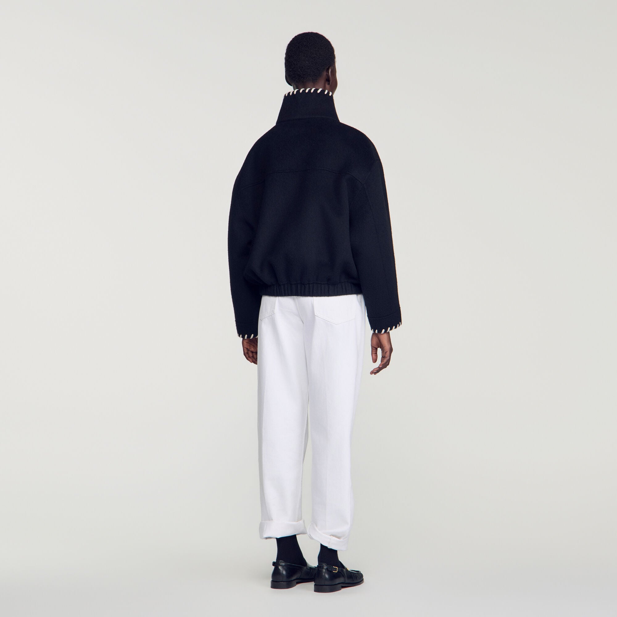 Blouson mit Ziern&auml;hten - Damen | Sandro