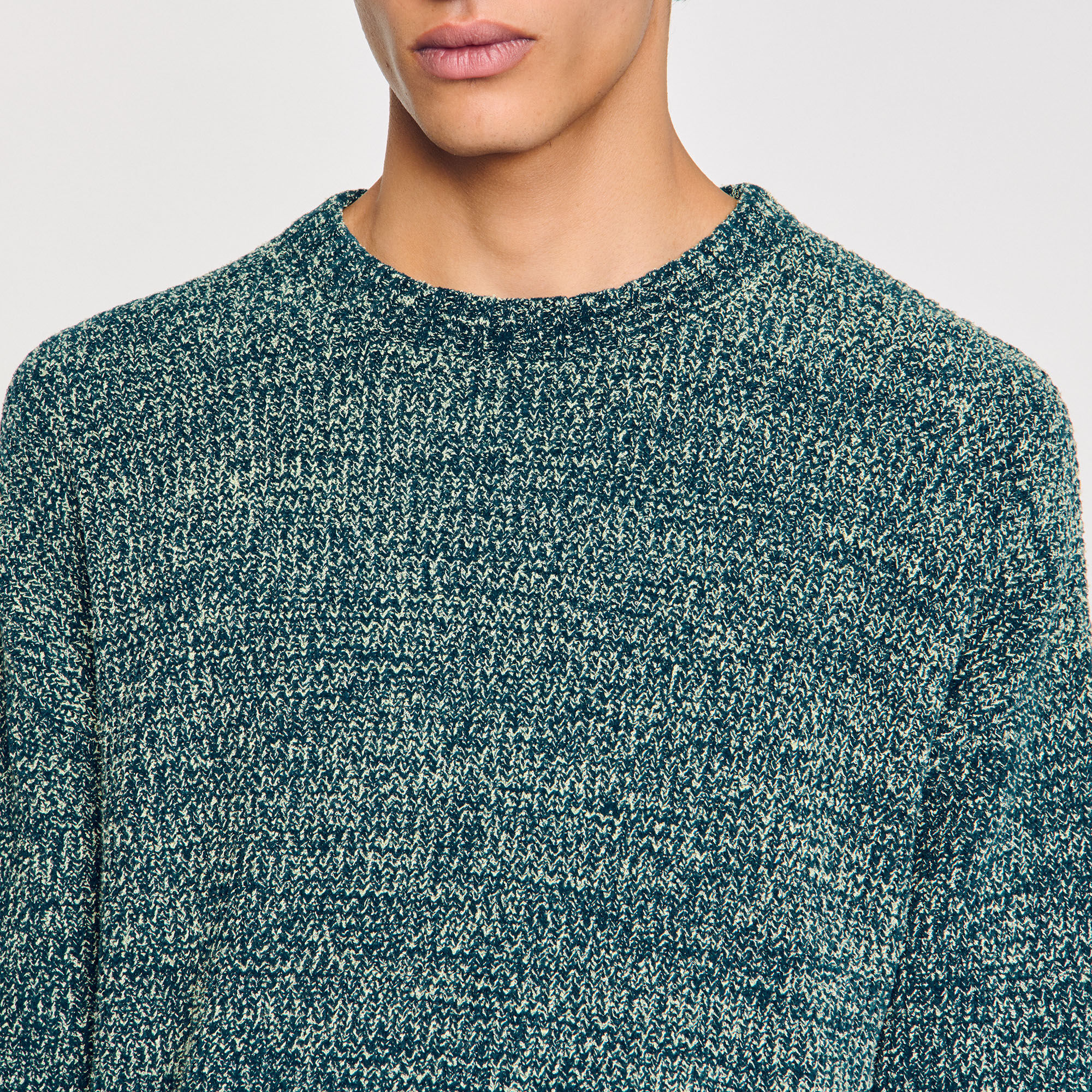 Pullover aus Chenille-Garn