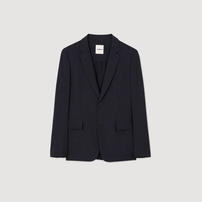 Anzugjacke aus Wolle