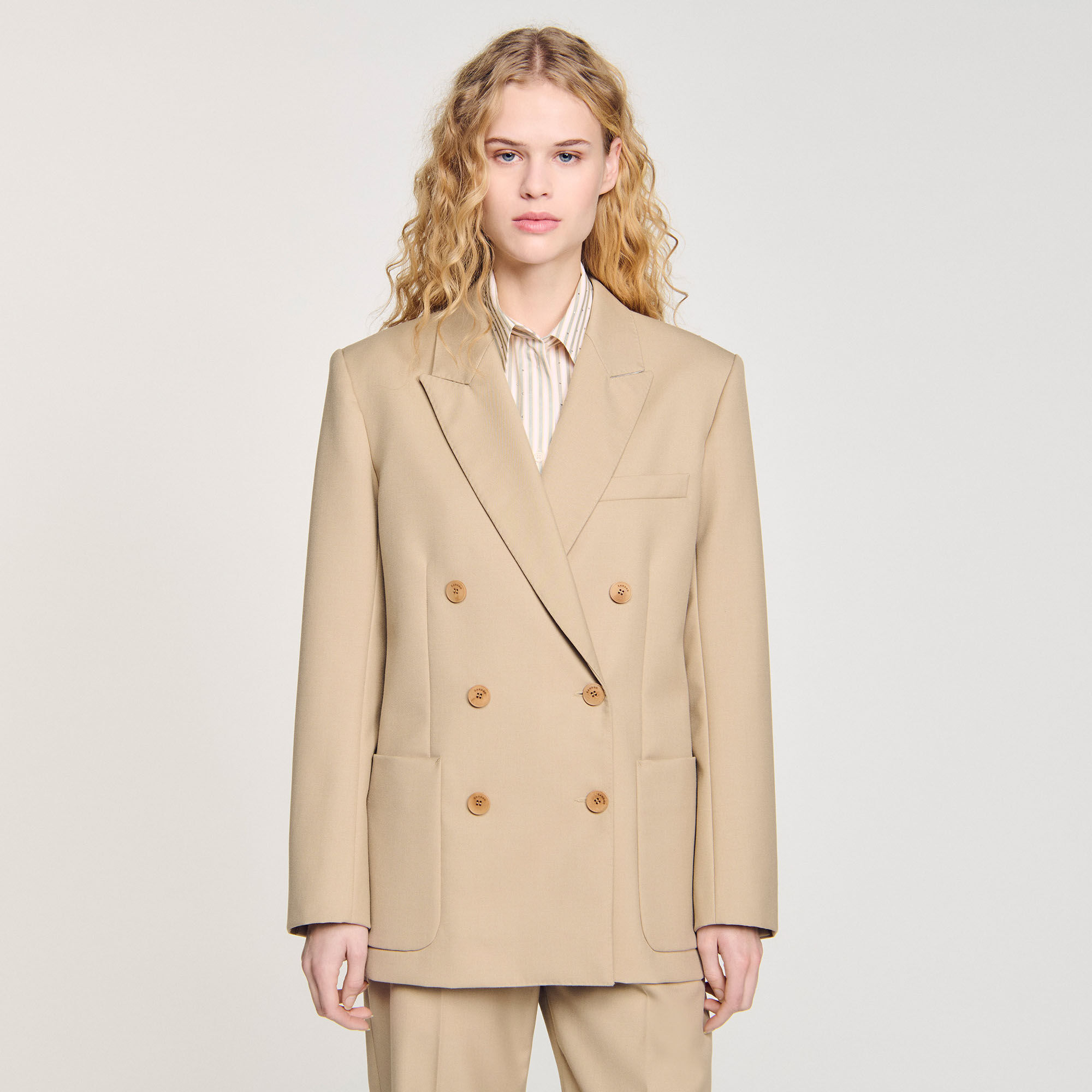 Zweireihige Anzugjacke