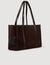 Shopper-Tasche aus Veloursleder