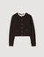 Cardigan mit abnehmbarem Kragen