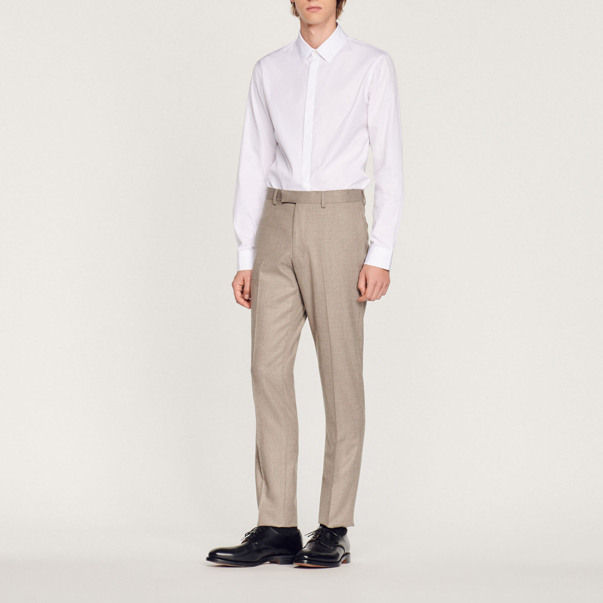 Anzughose aus Flanell