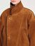 Oversize-Wildlederjacke