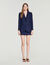 Gestreifter Blazer mit Pailletten