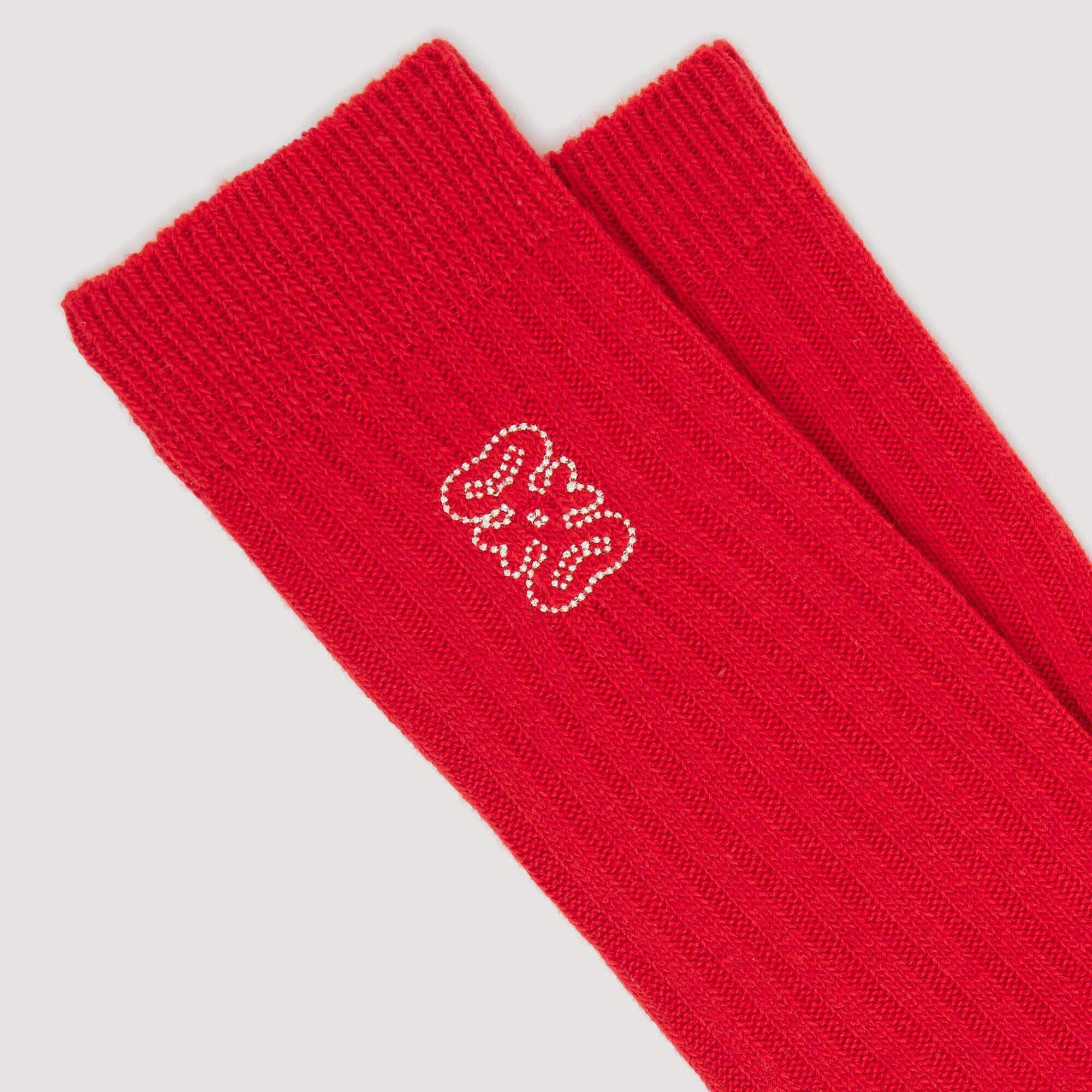 Gerippte Socken mit Logo - Damen | Sandro