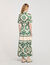 Langes Kleid mit Blumenprint