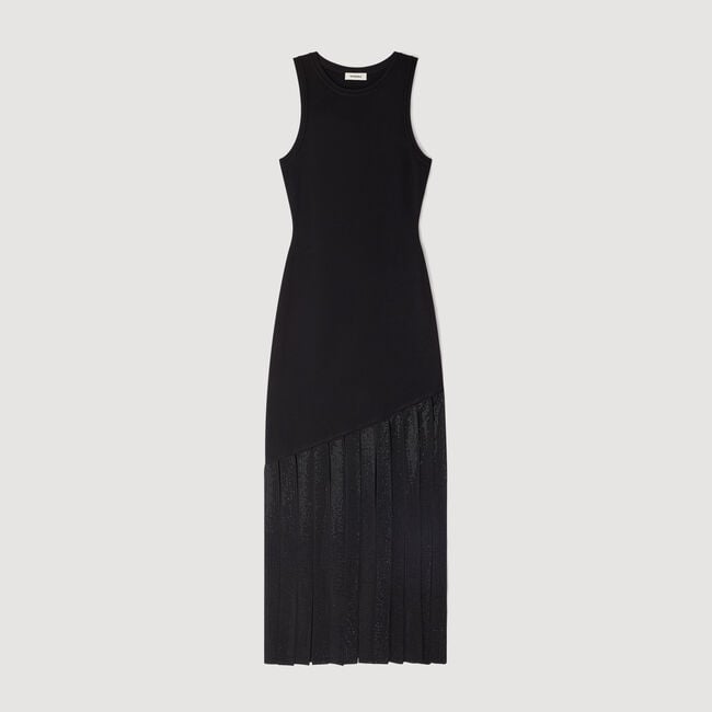 Langes Kleid mit Fransen