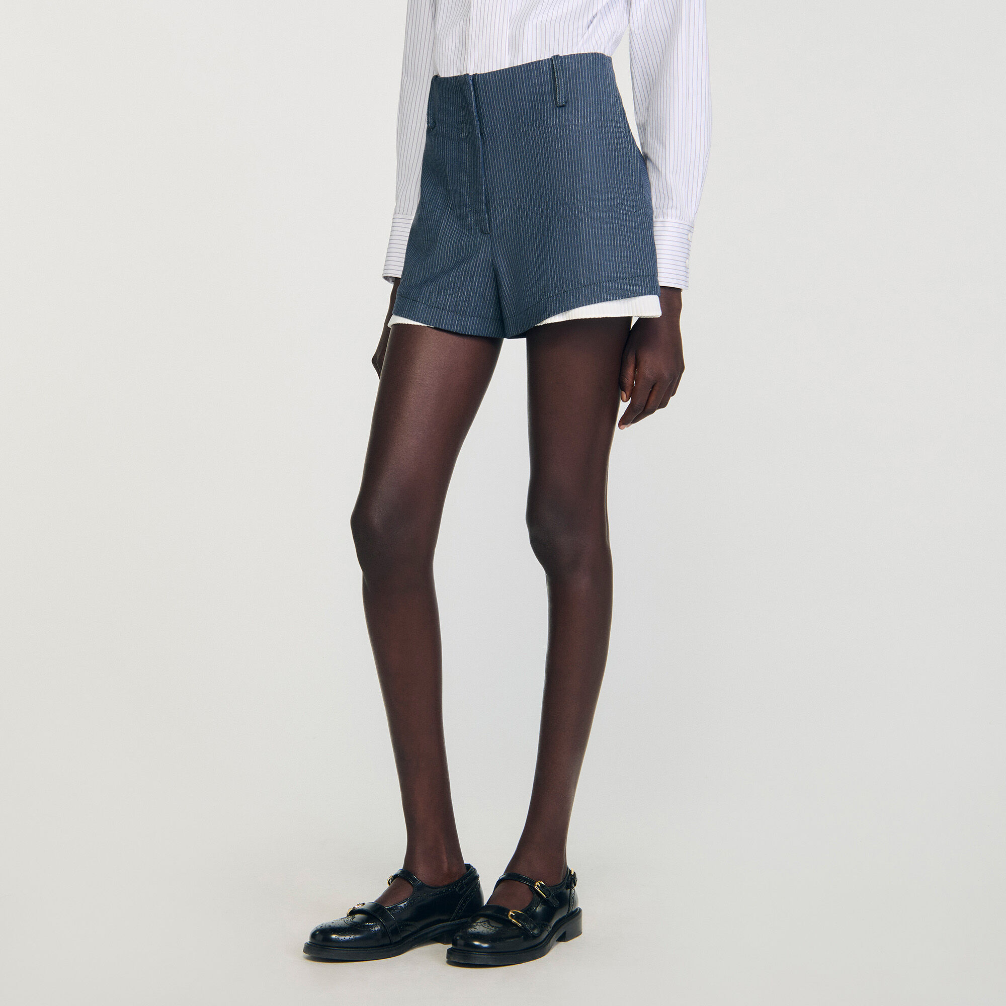 Gestreifte Shorts