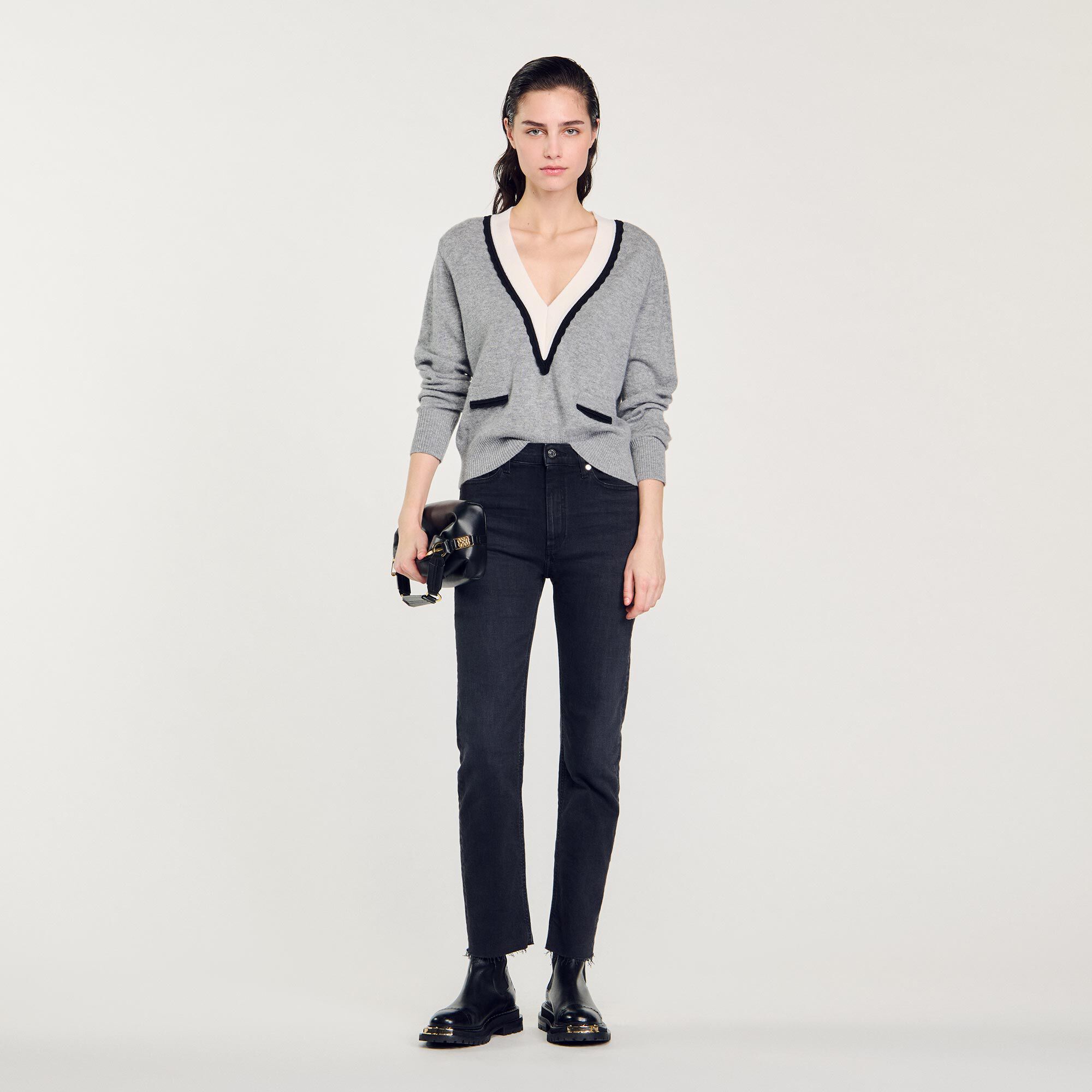 Sandro cashmere sweater hotsell