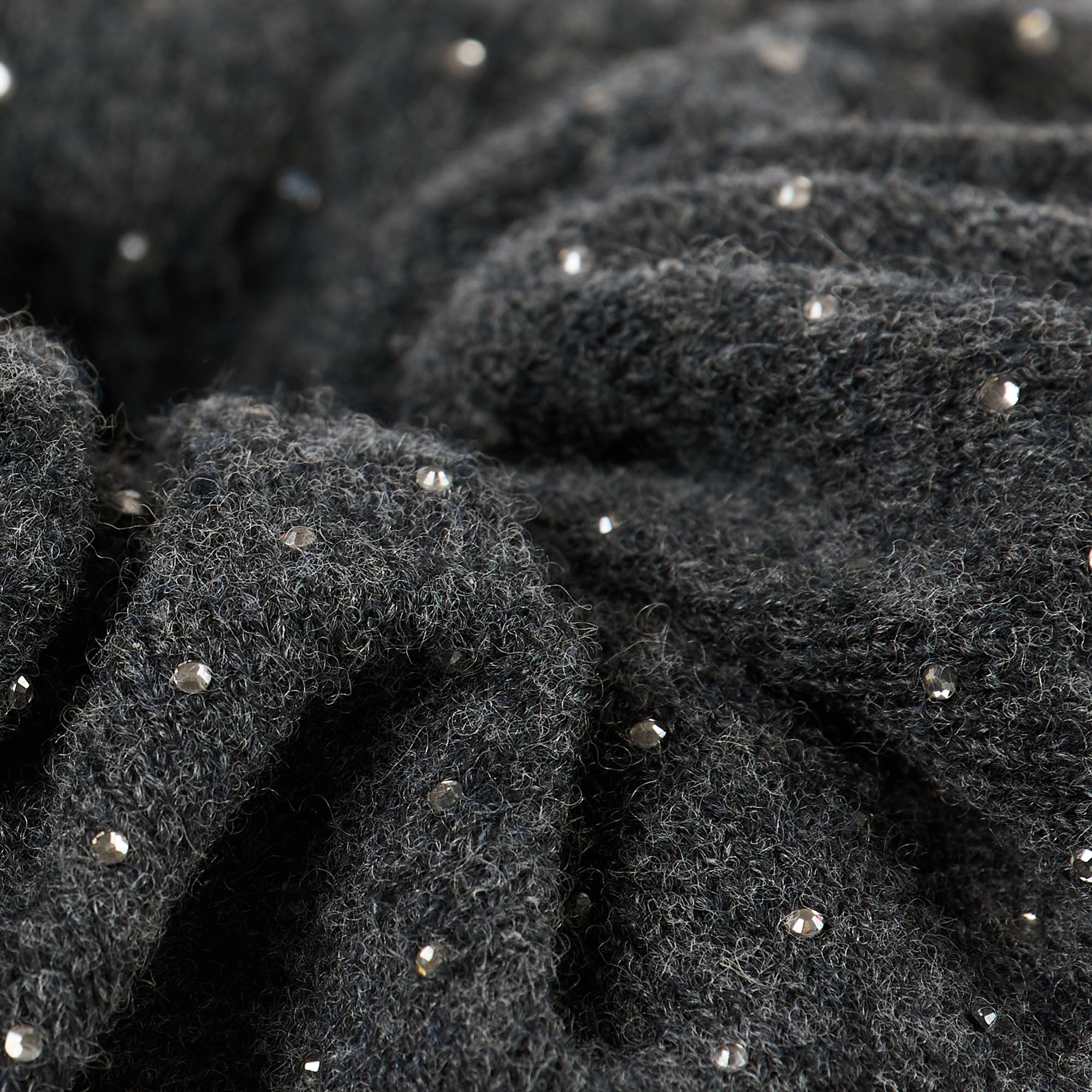 Haargummi aus Strick mit Strass