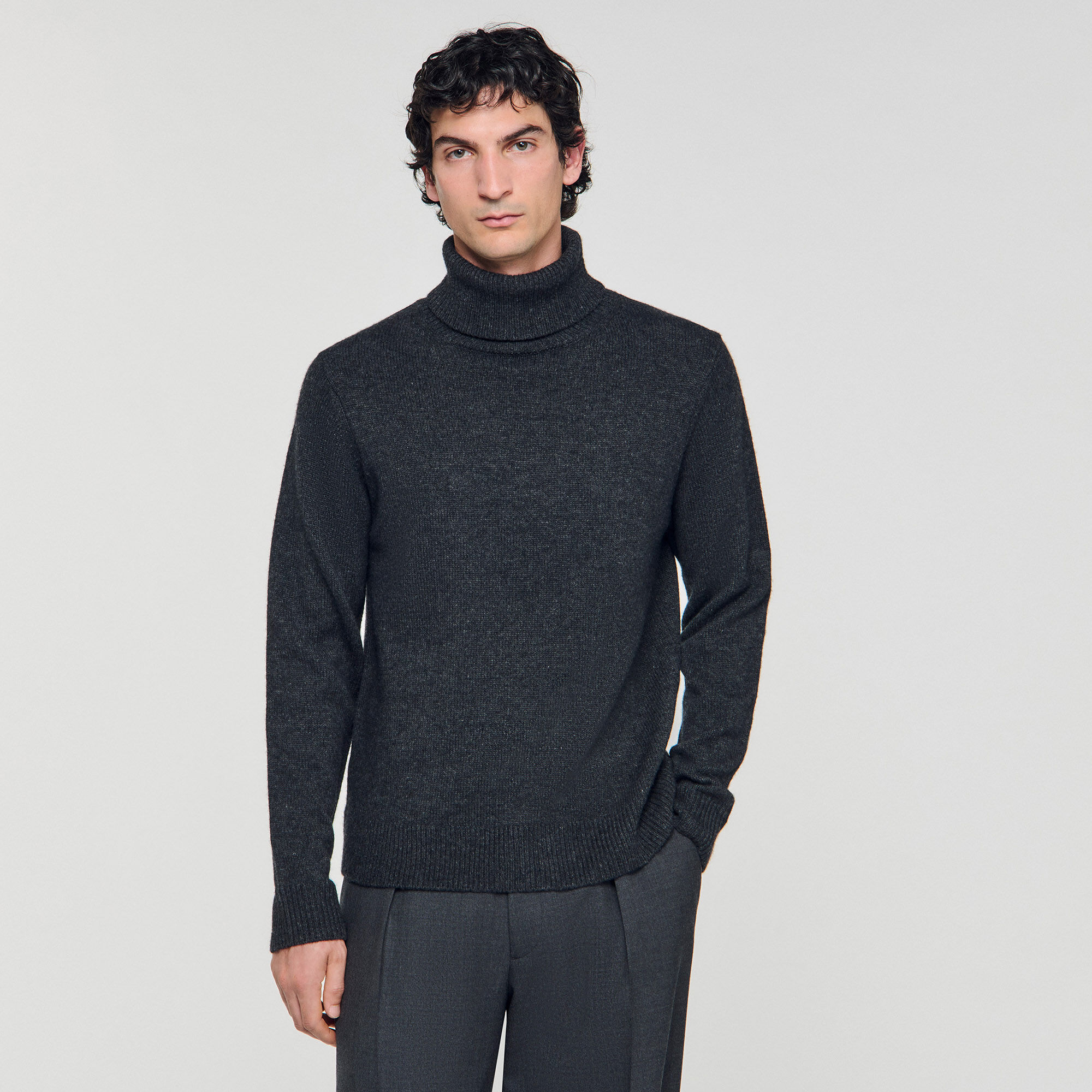 Rollkragenpullover aus Wolle & Kaschmir