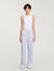 Gestreifte Hose mit Strass