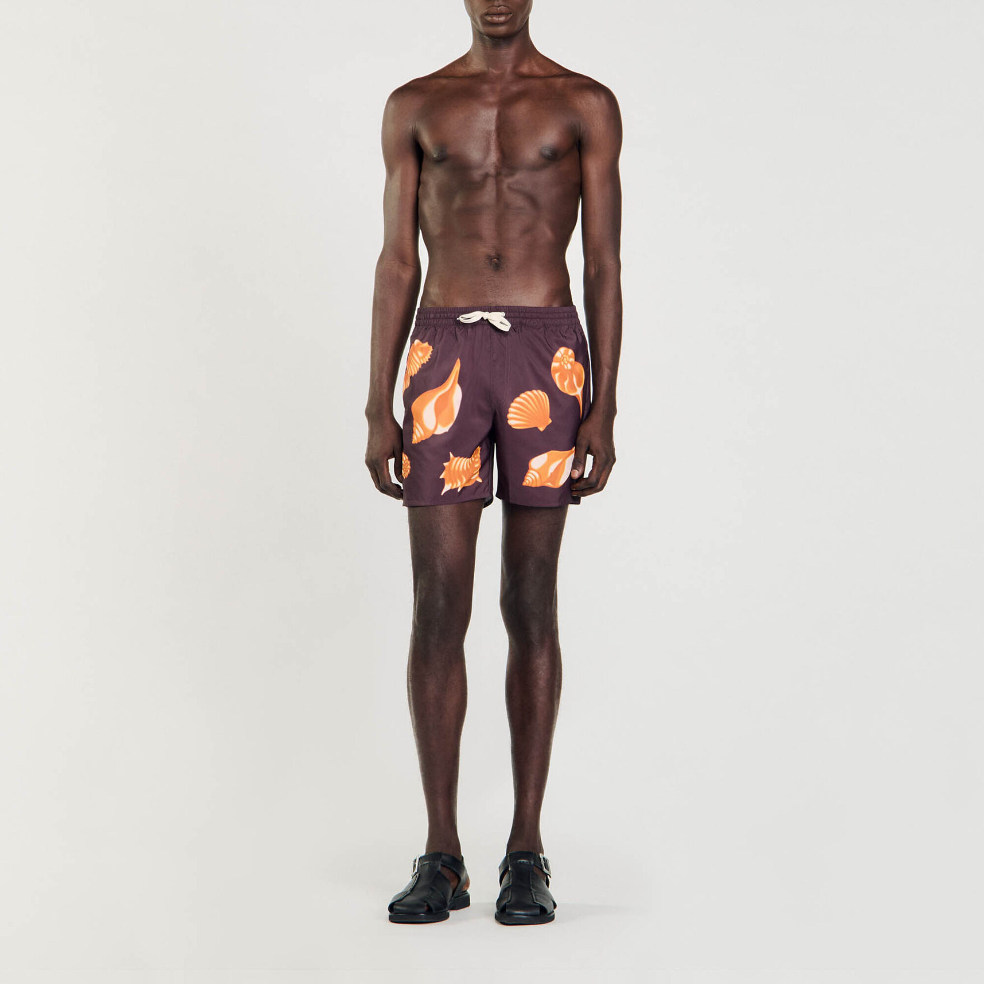 Badeshorts mit Muscheln
