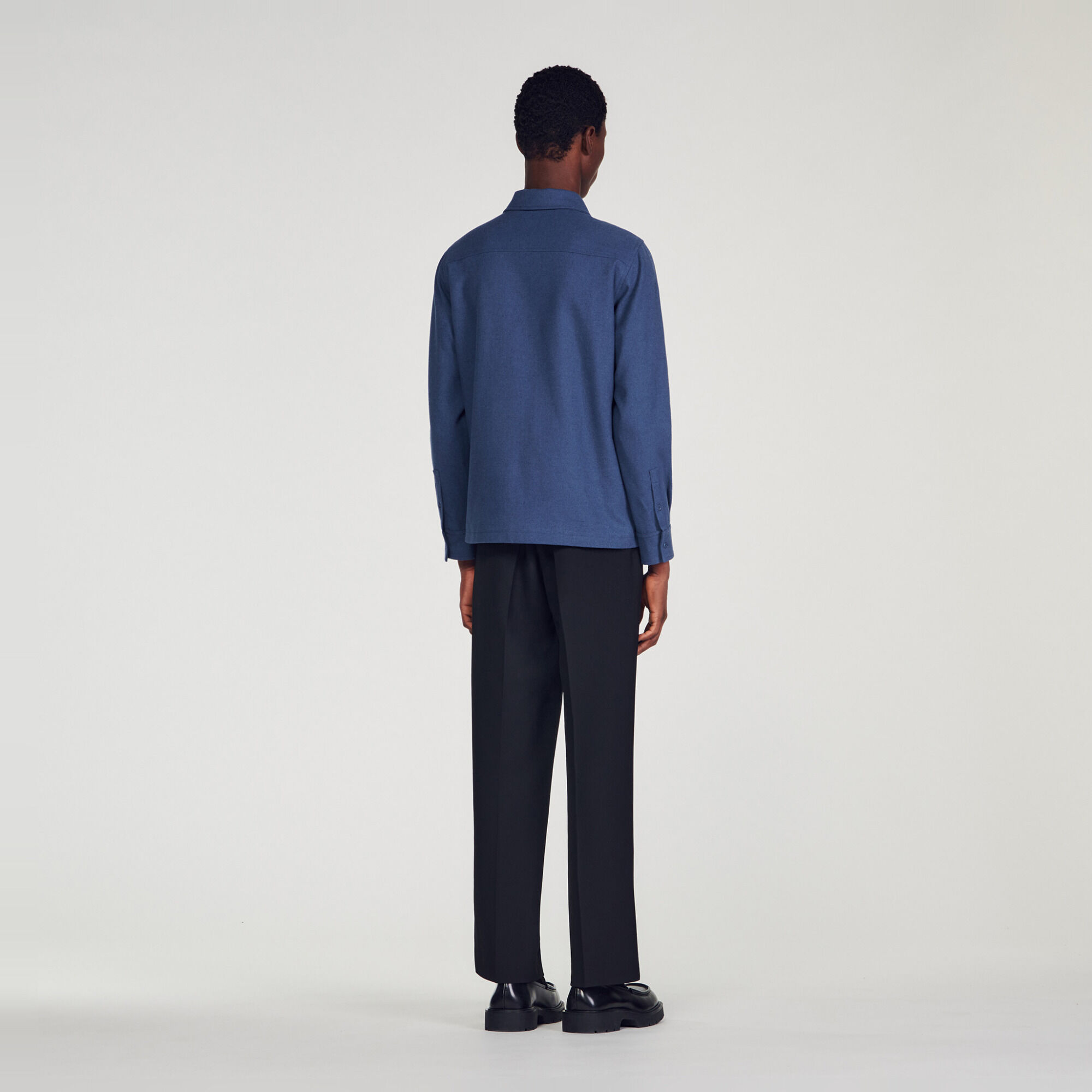 Overshirt aus Wolle