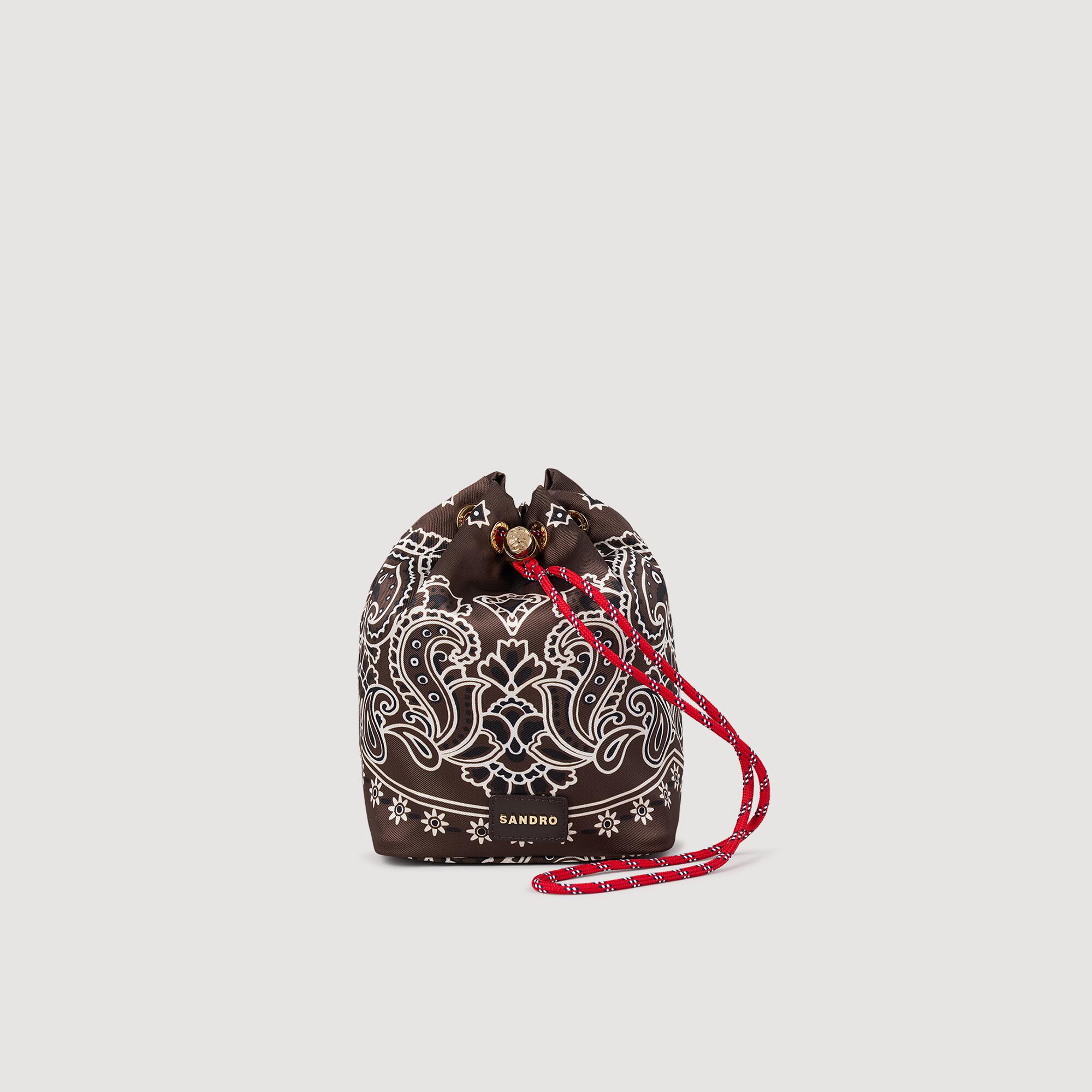 Beuteltasche mit Bandana-Print