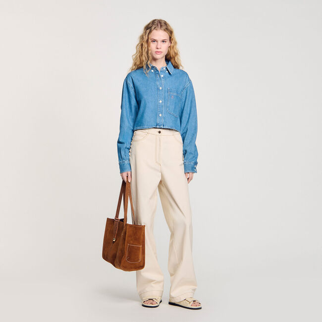 Jeans mit Schnürbändern