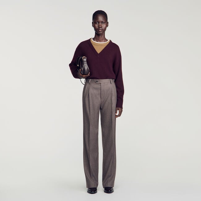 Anzughose aus Wolle - Damen | Sandro