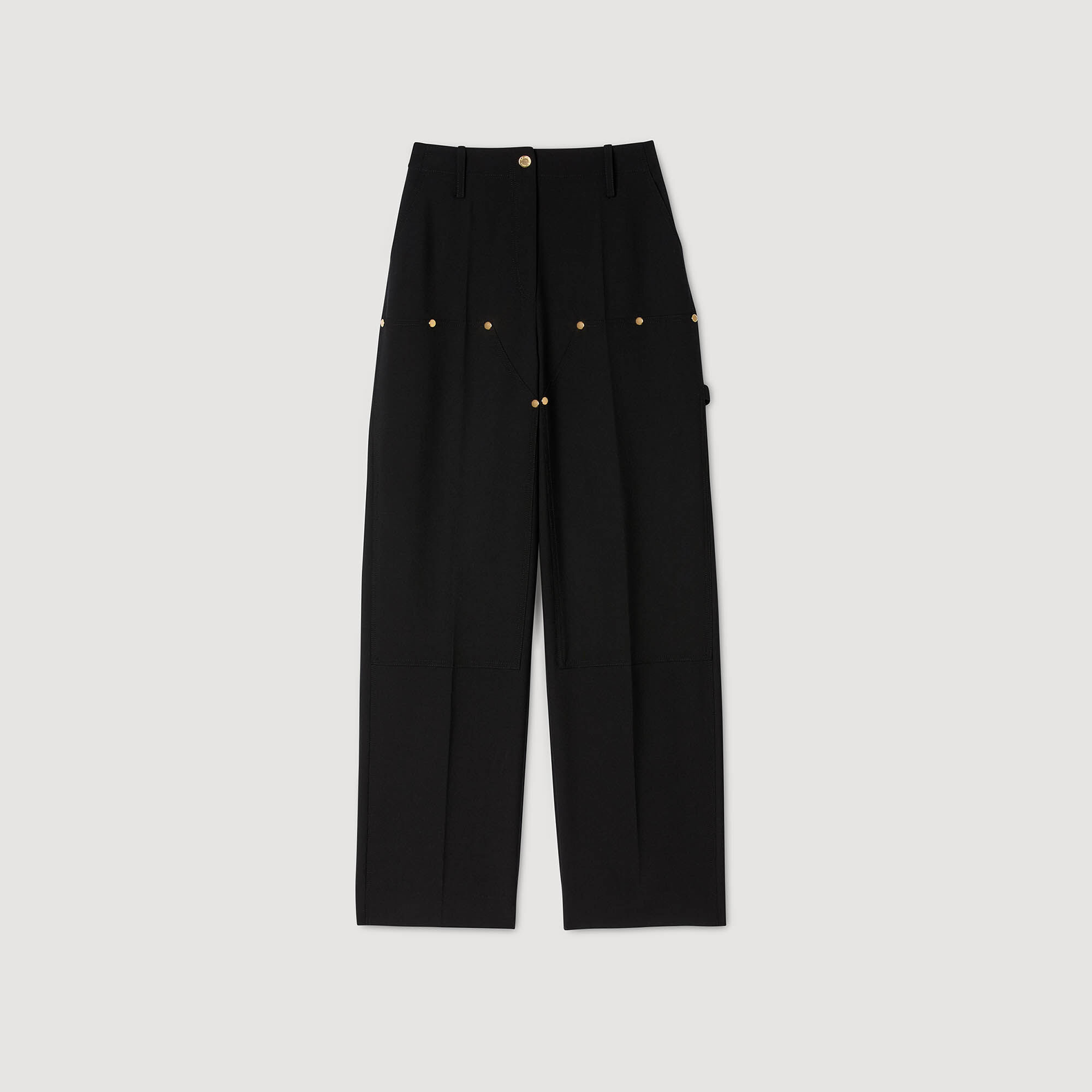 Fließende Hose mit Nieten