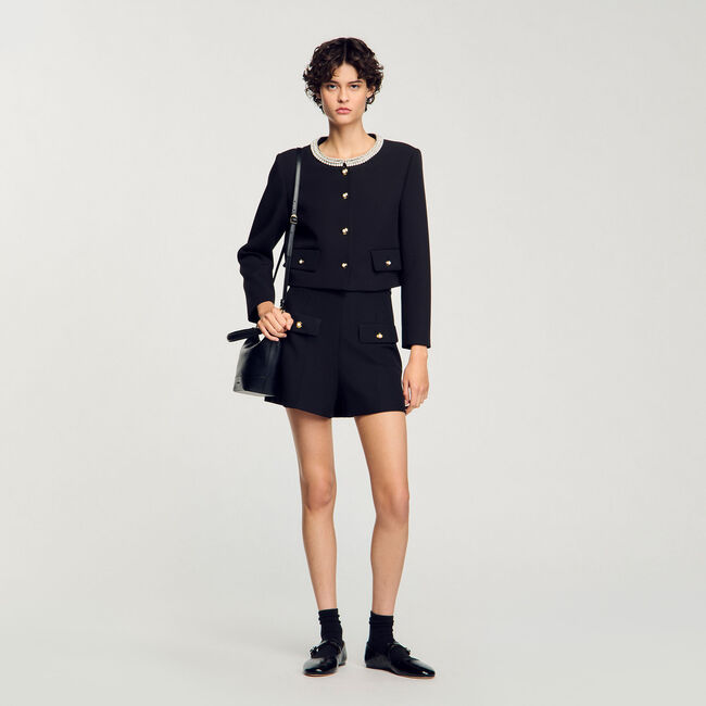 Shorts mit hohem Bund