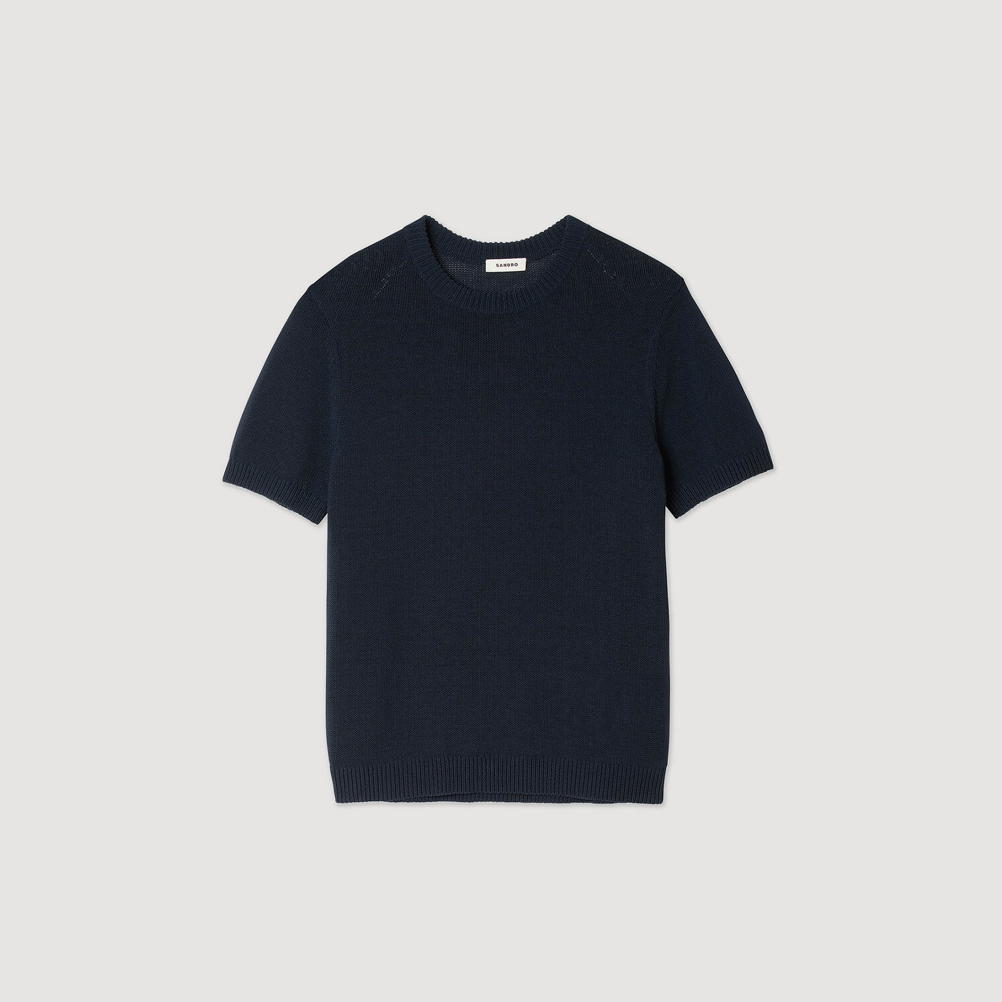 T-Shirt aus Feinstrick