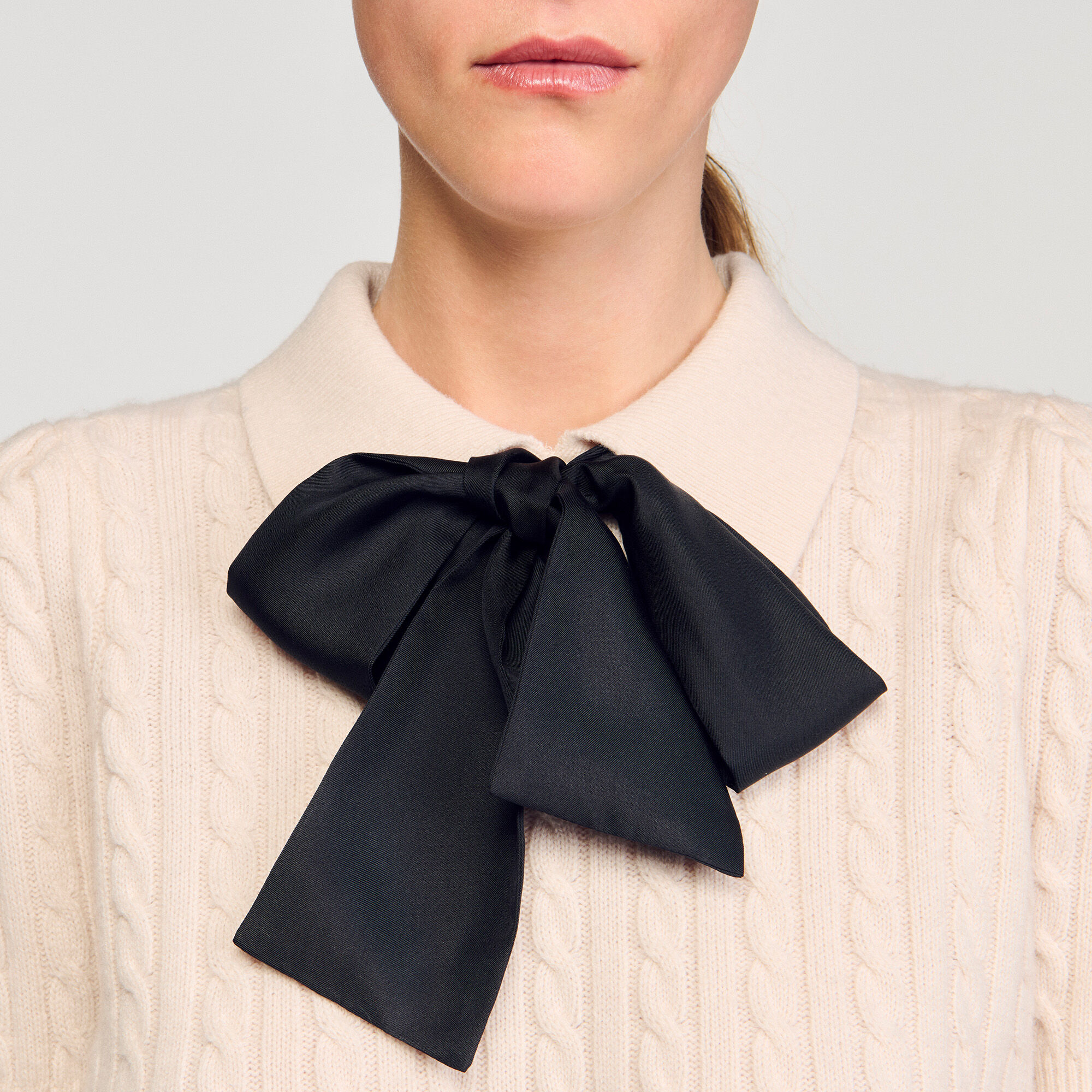 Pullover mit Polokragen