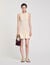 Kurzes Strickkleid mit Volant