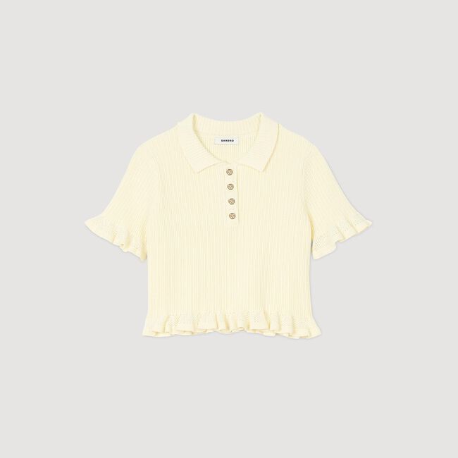 Pullover mit Volants