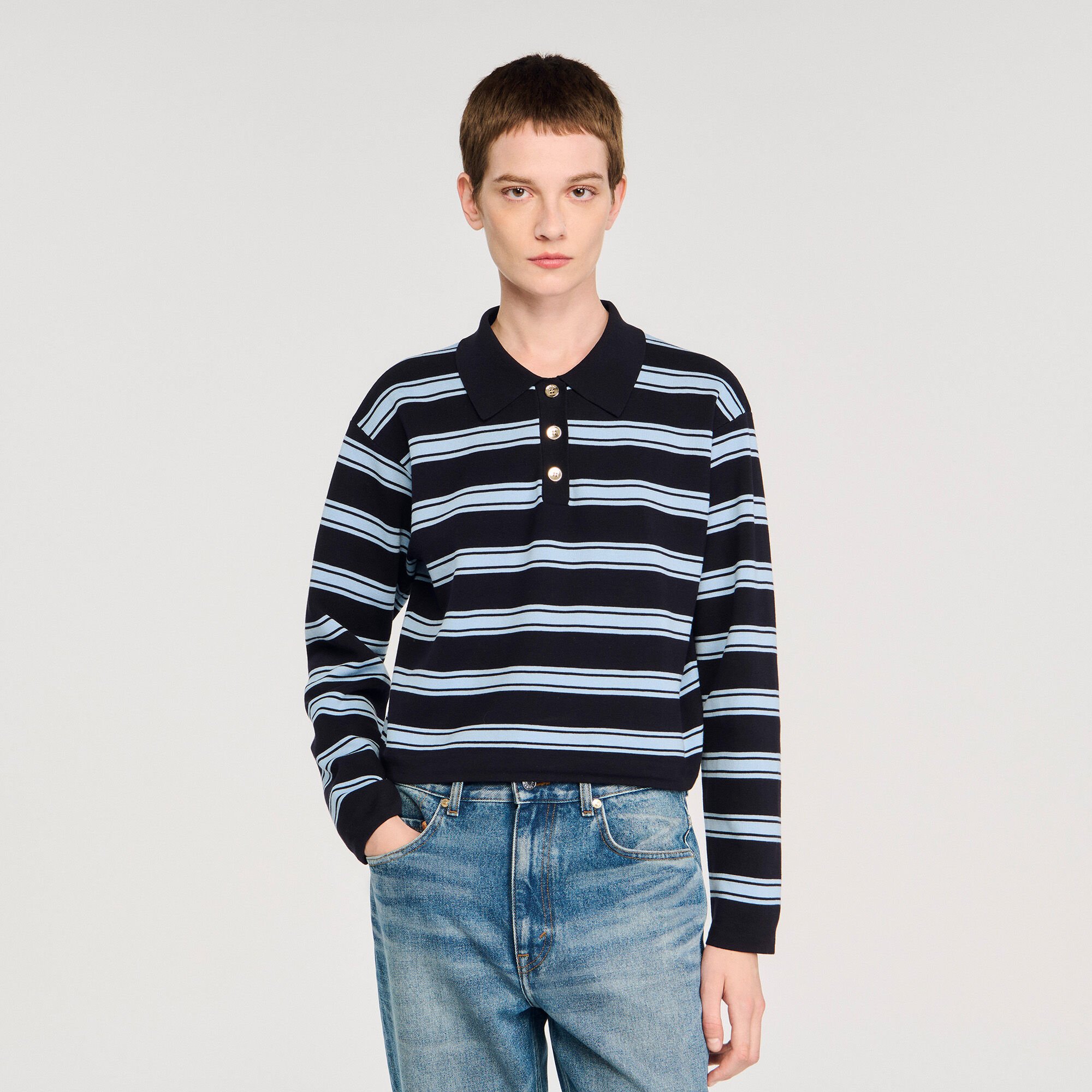 Pullover mit Streifenmuster
