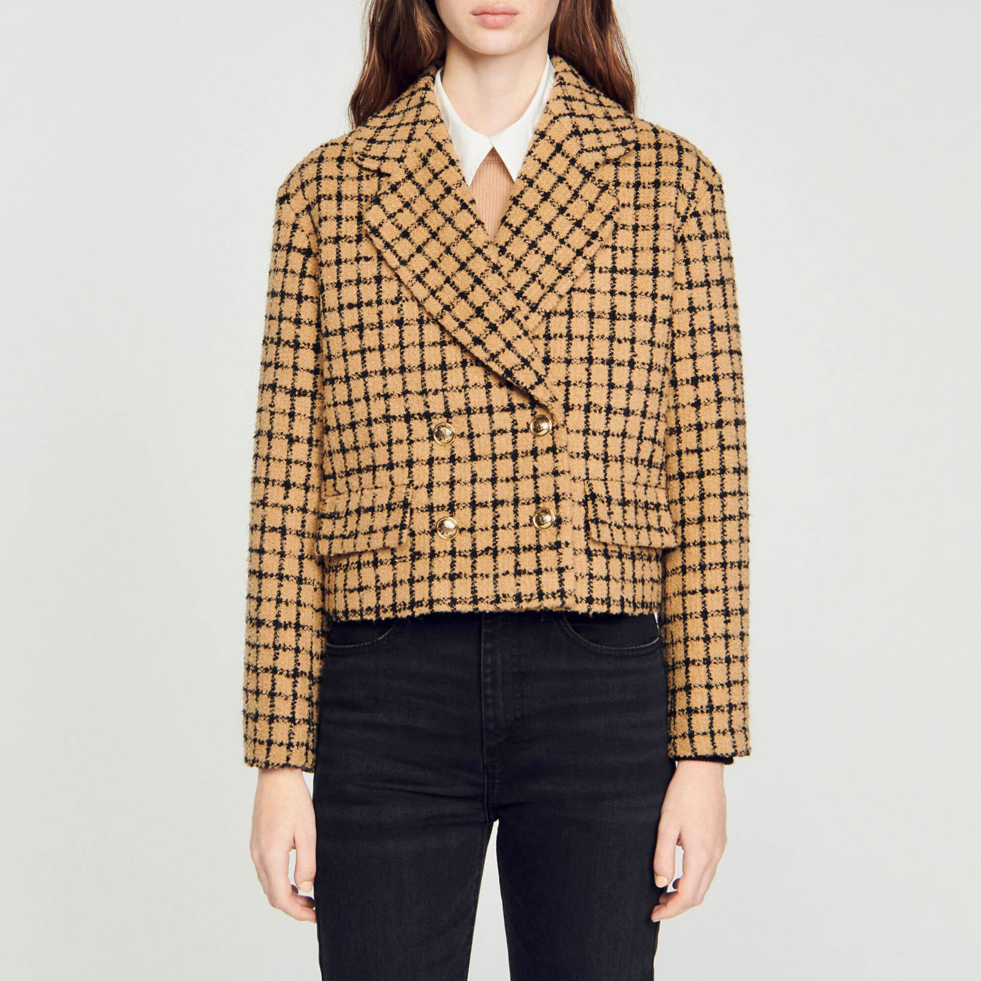 Tweed-Jacke