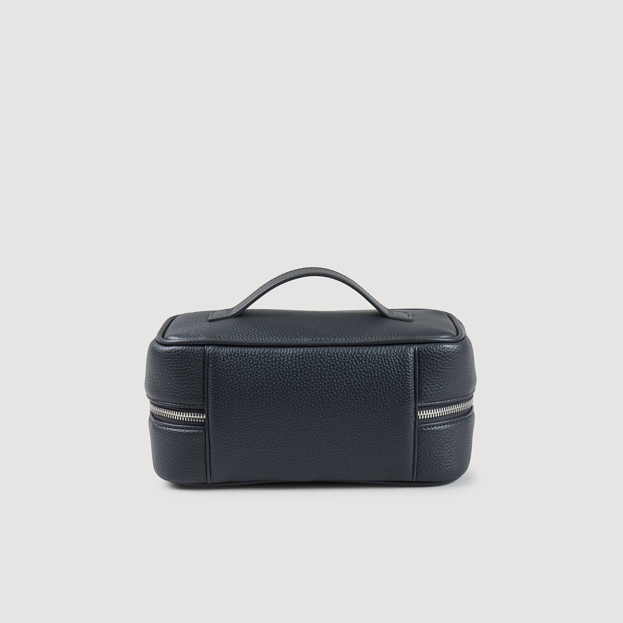 Kosmetiktasche aus grobem Canvas-Stoff