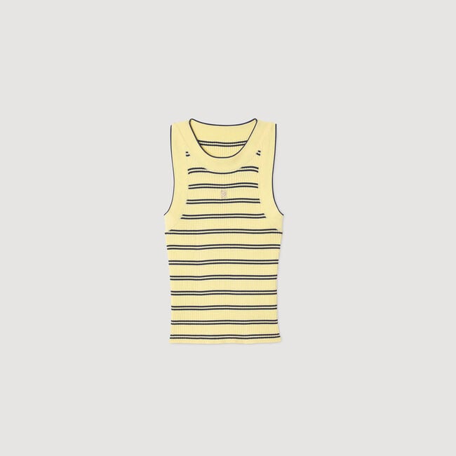 Gestreiftes Stricktop