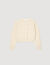 Kurzer Cardigan aus flauschigem Strick
