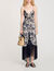 Langes Kleid mit Blumenprint
