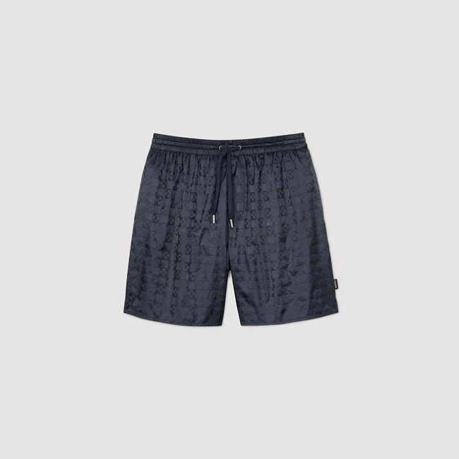 Badehose mit Square-Cross-Muster