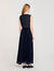 Langes Plisseekleid
