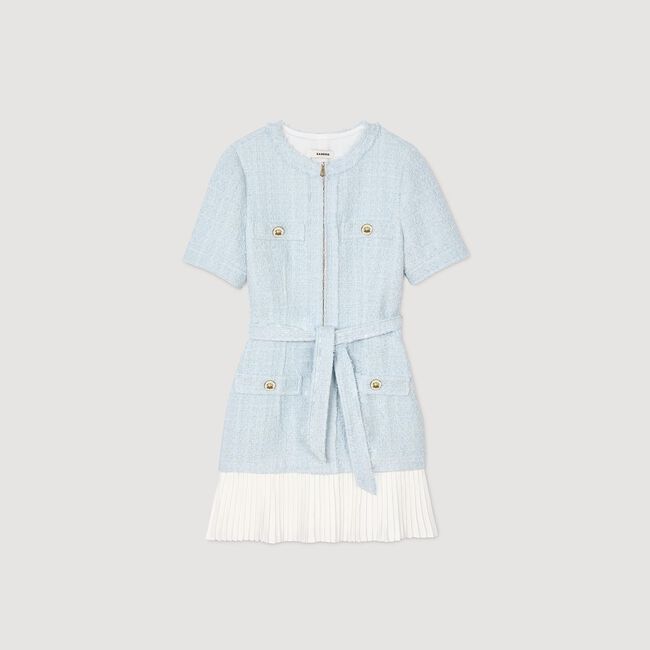 Kurzes Tweedkleid