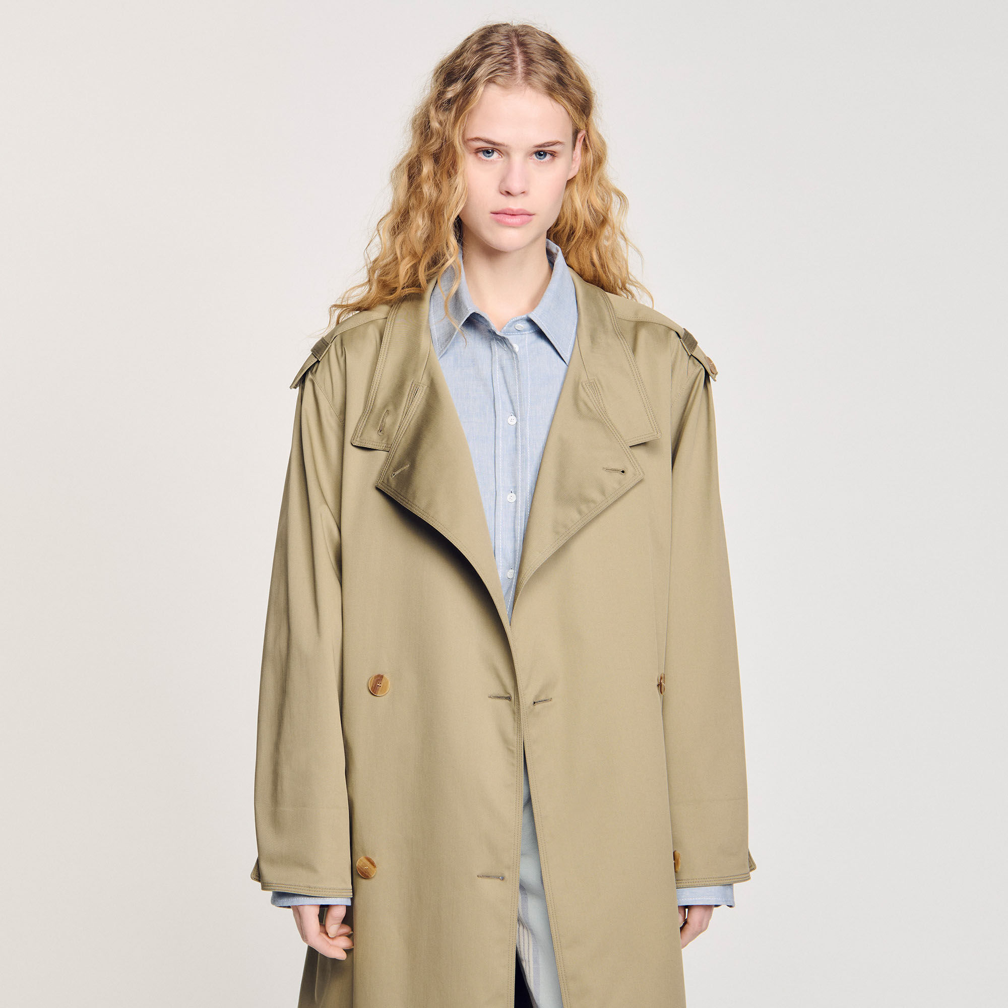 Trenchcoat mit Gürtel