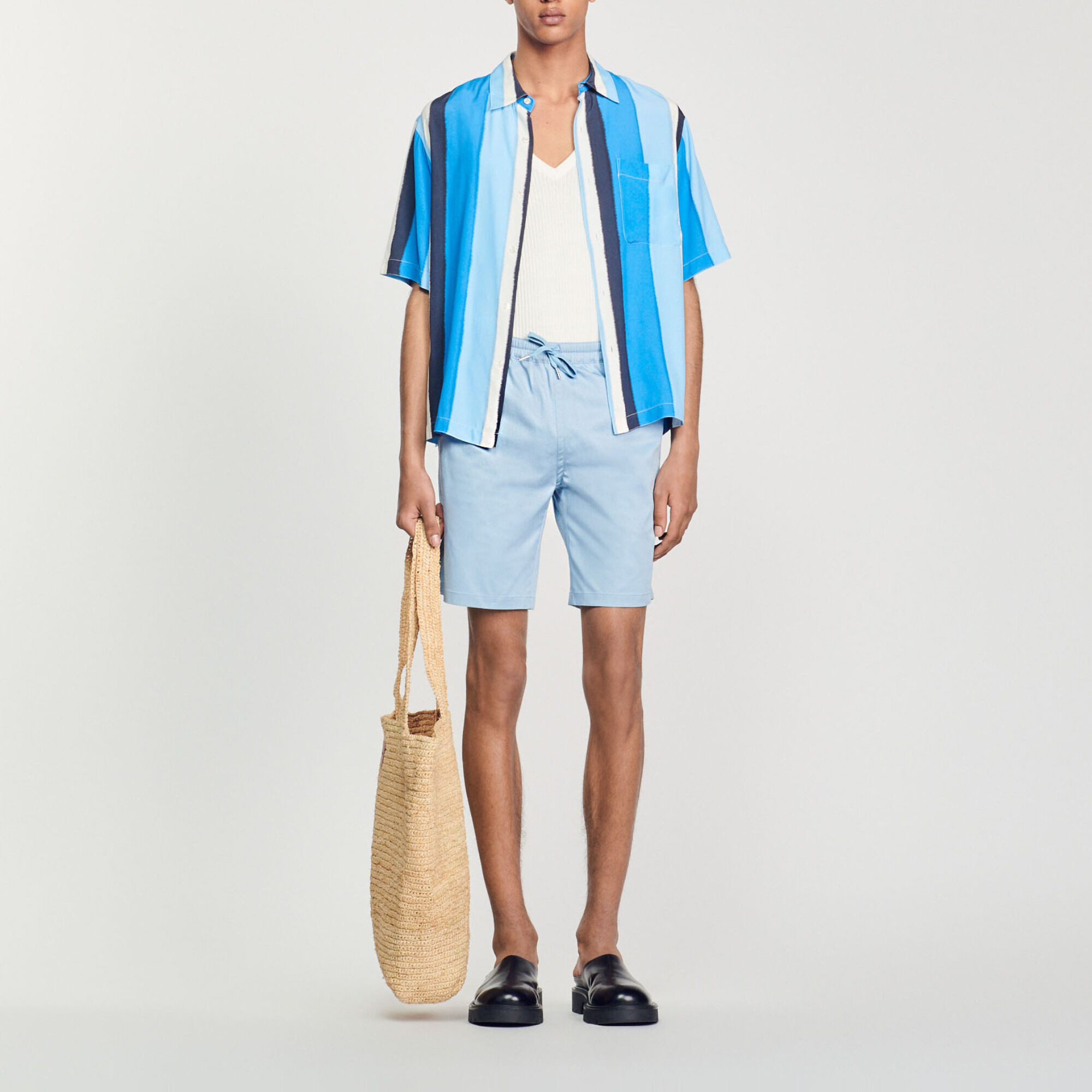 Shorts aus Baumwolle