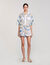 Shorts mit Spiralendruckmuster