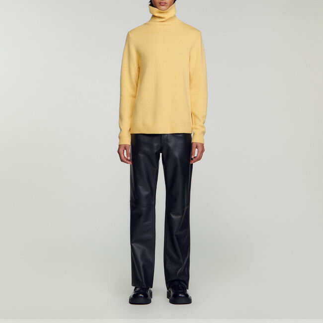 Rollkragenpullover aus Wolle & Kaschmir